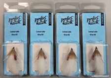 4-Perfect Hatch PHFLY1613-08P Streamer- ConeHead Zuddler White