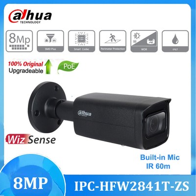 Dahua IPC-HFW2841T-ZS 8MP Starlight 5x Motorized Zoom IP Camera IR PoE SMD+ Mic