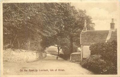 Lamlash Scotland On The Road To Amlash, Isle Of Arran OLD PHOTO