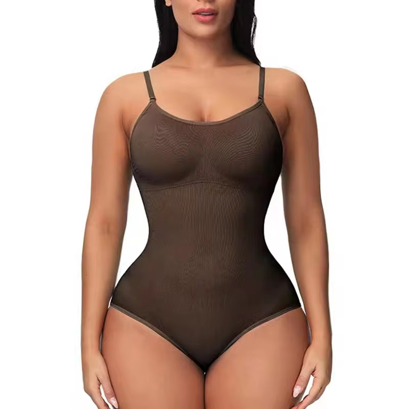 Combinación Reductora Con Cuello En V Y Tirantes Espagueti Cuerpo De Compresión