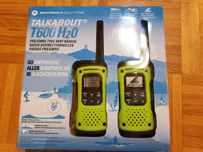 Motorola Talkabout T600 H2O  FRS/GMRS Two-Way radio waterproof walkie talkies