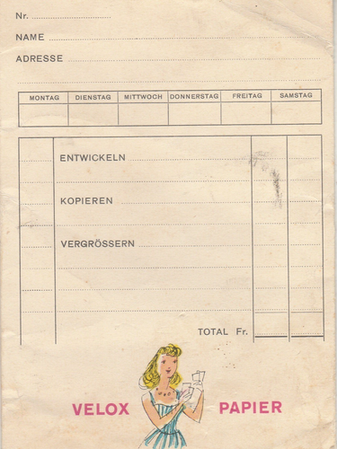 EGYPT Old Rare " KODAK " Cover Photos & Invoice 1940s - Picture 3 of 3