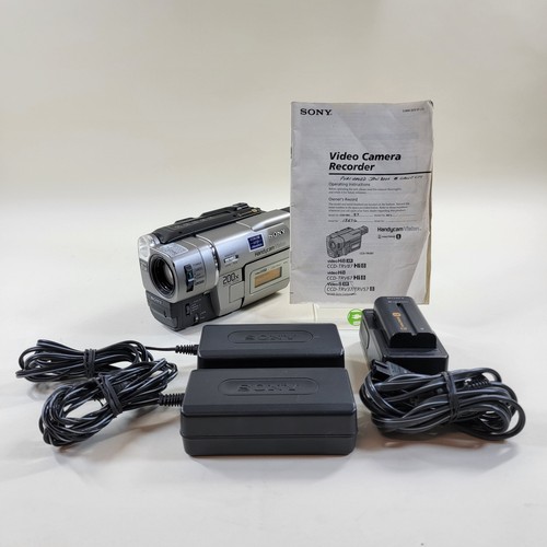 Sony Handycam Vision Hi8 8mm Video Camcorder CCDTRV37 eBay