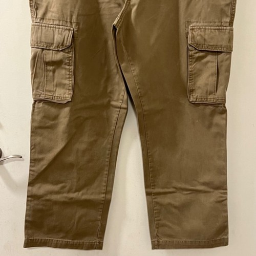 Pantalones chinos cargo sueltos caqui marrón marino antiguo para hombre talla 38x30 - Imagen 5 de 12