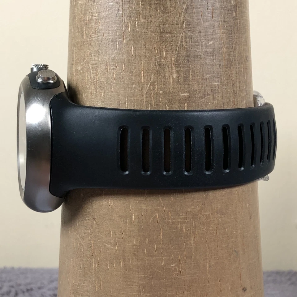 Nike Lance Hombres WA0044 Vestido Cronógrafo Cuero Cuarzo Analógico 44mm Reloj 8" Foto 2 de 4