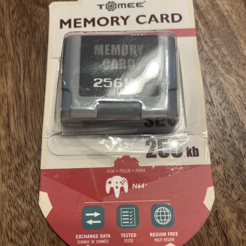 Tomee Memory Pak Memory Card 256KB Nintendo 64 (N64) Tested - Picture 2 of 3