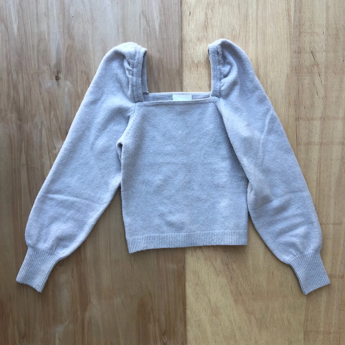 H&m balloon sleeve sweater cheap