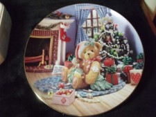 Cherished Teddies Collector Plates By Priscilla Hillman HAPPY HOLLIDAYS, FRIEND