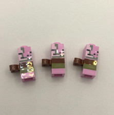Lego Minecraft Zombie Pigman Micro Minifigura Lote de 3X - Del Set 21106 - Nuevo