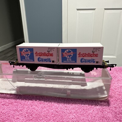 FLEISCHMANN 5236 DB FROHLICHE EISZEIT CONTAINER WAGON BOXED od