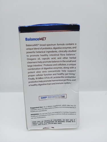 1MD BalanceMD Potent Intestinal Flora Support Supplement 60 Capsules New 11/2026 - Picture 3 of 4