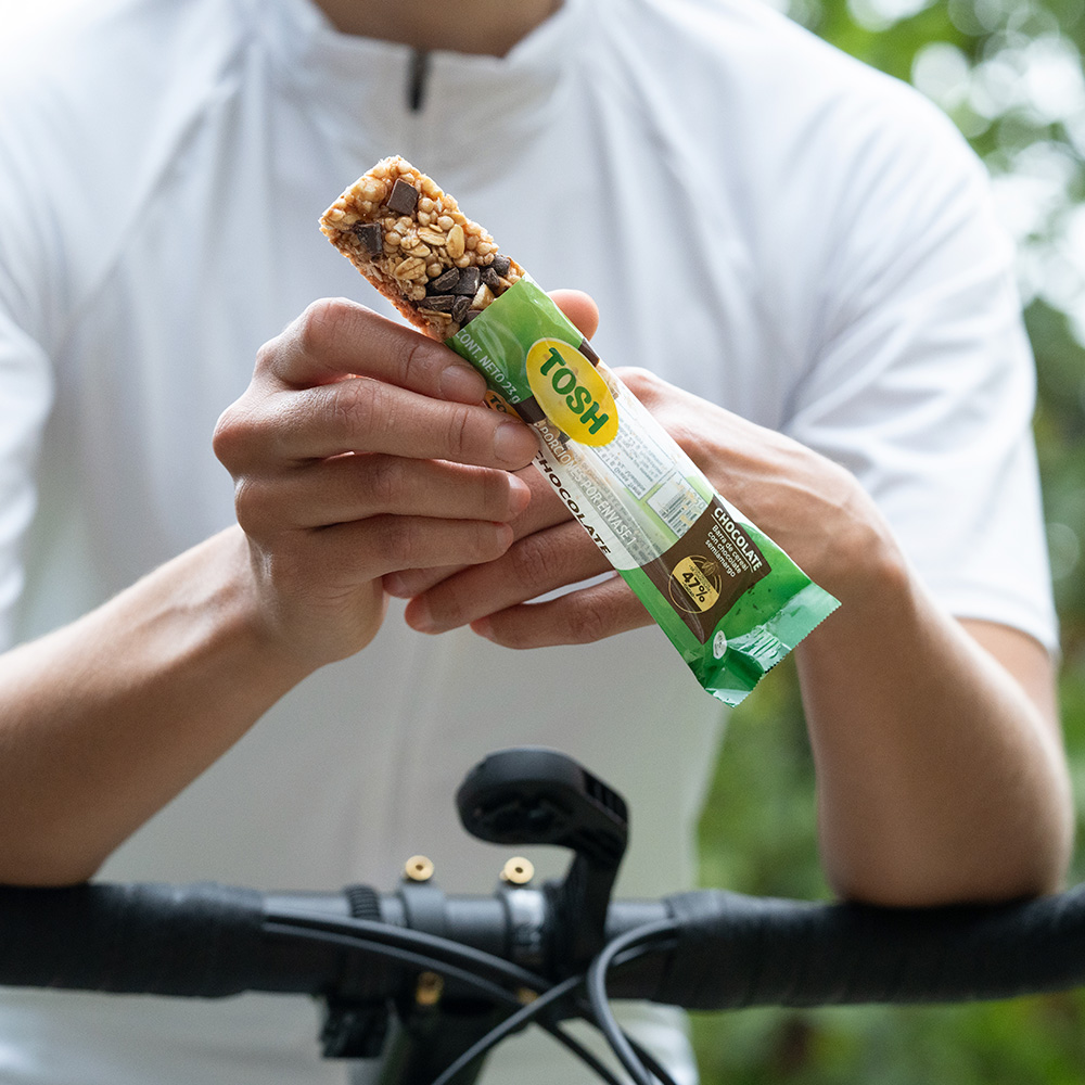 Tosh Cereal Bar Chocolate Chips Healthy Whole Grain Sweet Snacks 6