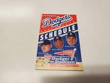 Calendario de bolsillo de béisbol MLB 1999 JS15 Los Angeles Dodgers - Coca Cola