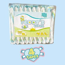 Kiddo Teddy's Ultra Four Tapes - Adult Diaper Nappy