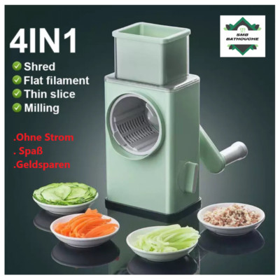 Multifunktionaler manueller Slicer Gemüseschredder Cutter Chopper Gemüseschneide