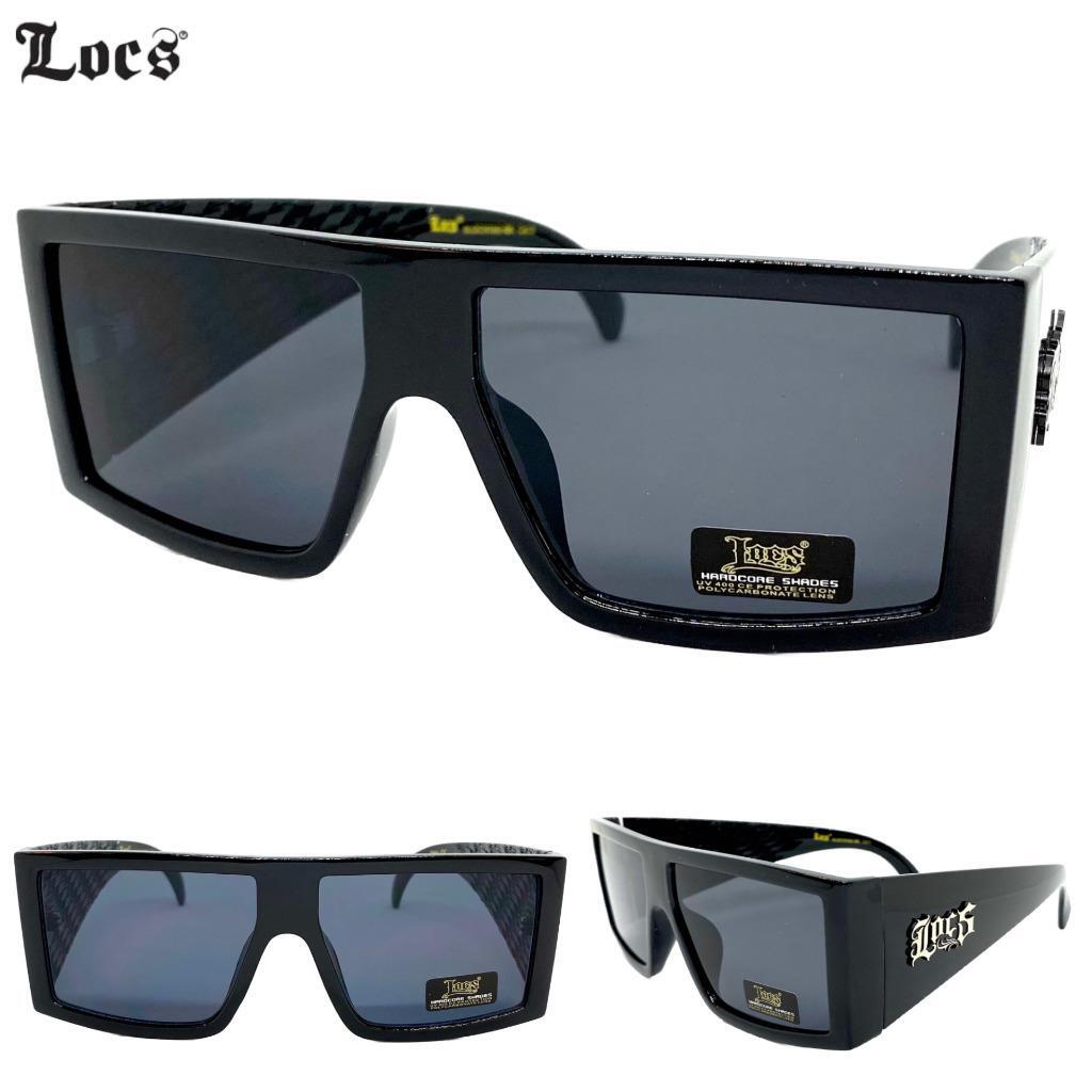Men's Motorcycle Biker Hardcore Gangster Locs SUNGLASSES