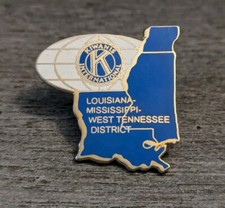 Kiwanis International Louisiana-Mississippi-West Tennessee District Lapel Pin