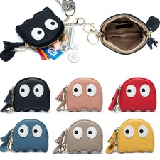Genuine Leather Cute Womens Girls Wallet Coin Purses Key Holder Zipper Pouch Bag