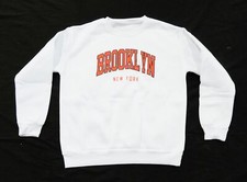 Shein Women's EZwear Letter Graphic Thermal Lined Sweatshirt CG2 White Small