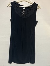 White House Black Market Womens Little Black Formal Dress Sleeveless size S