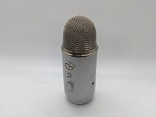 Faulty Blue Yeti Microphone Usb Mic Silver For Recording Streaming Read