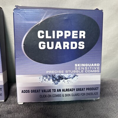 Clipper Guards, Skin, Guard, Sensitive, Precise, Stubble, Combs, Pack Of 3