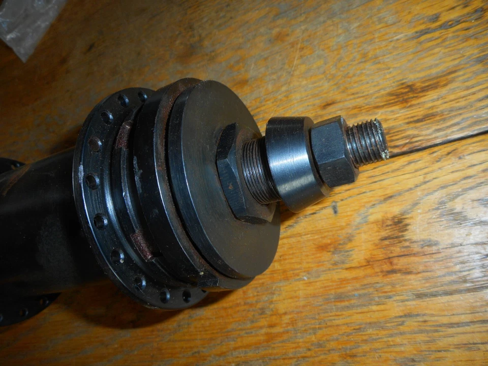 Buje de rueda trasero Indian 1918-1922 Powerplus Board Track completo de 40 radios Foto 3 de 4