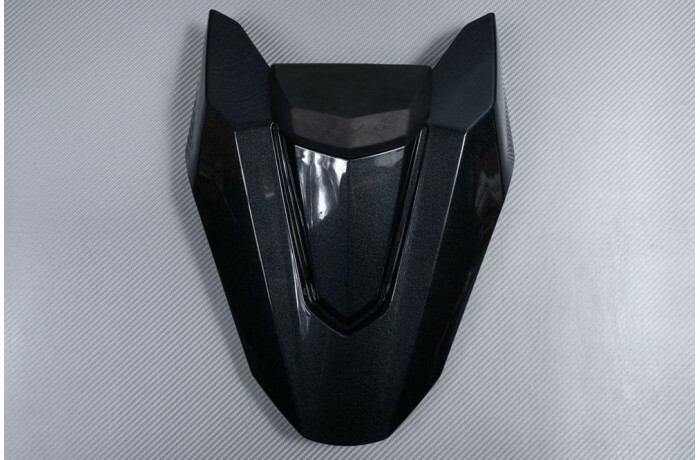 Capot de selle noir brillant HONDA CB 650 R pour sorties moto en solo