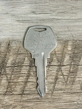 Vintage Auto AMF Harley Davidson Motorcycle Ignition Key Code 86