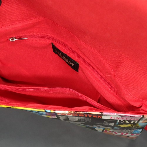 Olivia Miller crossbody Magazine Envelope/Clutch Purse - Picture 4 of 10