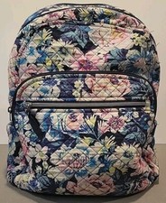 Vera Bradley Floral Print Backpack 13" x 6" x 16 3/4" Good Used Condition
