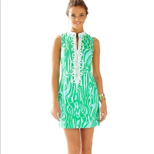Blue Alexa Shift Dress, Size 
