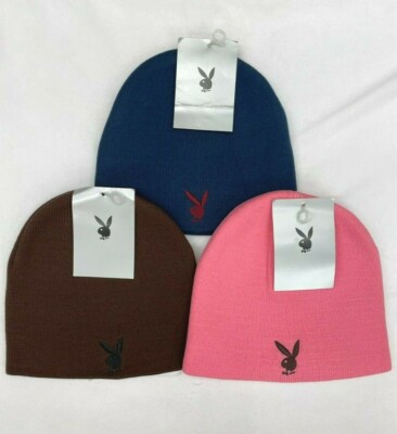 Unisex Beanie with Embroidered Bunny 