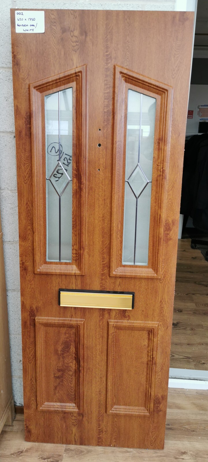 Upvc door panel 28mm (620 x 1750) eBay