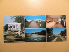 Reliance Motel Chatham Massachusetts vintage oversized postcard 
