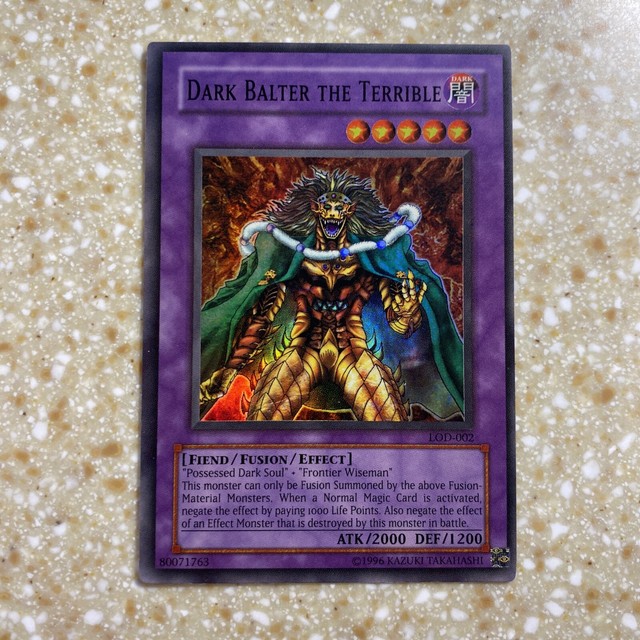 YuGiOh Legacy of Darkness Single Card Ultra Rare Dark Ruler Ha Des LOD