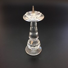 Vintage Swarovski Crystal Candlestick Candle Holder 10.5cm In Height