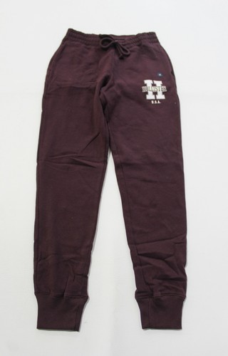 Fleece Joggers KH4 Burgundy Size 