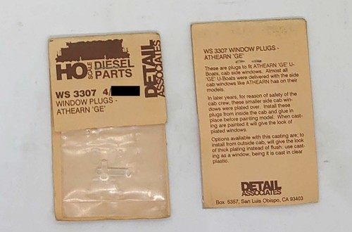 DETAIL ASSOCIATES American HO Scale Detailing Parts - Multi Listing - Picture 189 of 203