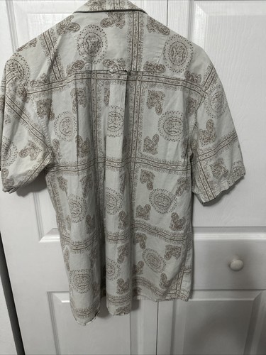 Vintage Gitano Men’s Short Sleeve Button Up Shirt w/ Pockets Size S - Picture 8 of 8