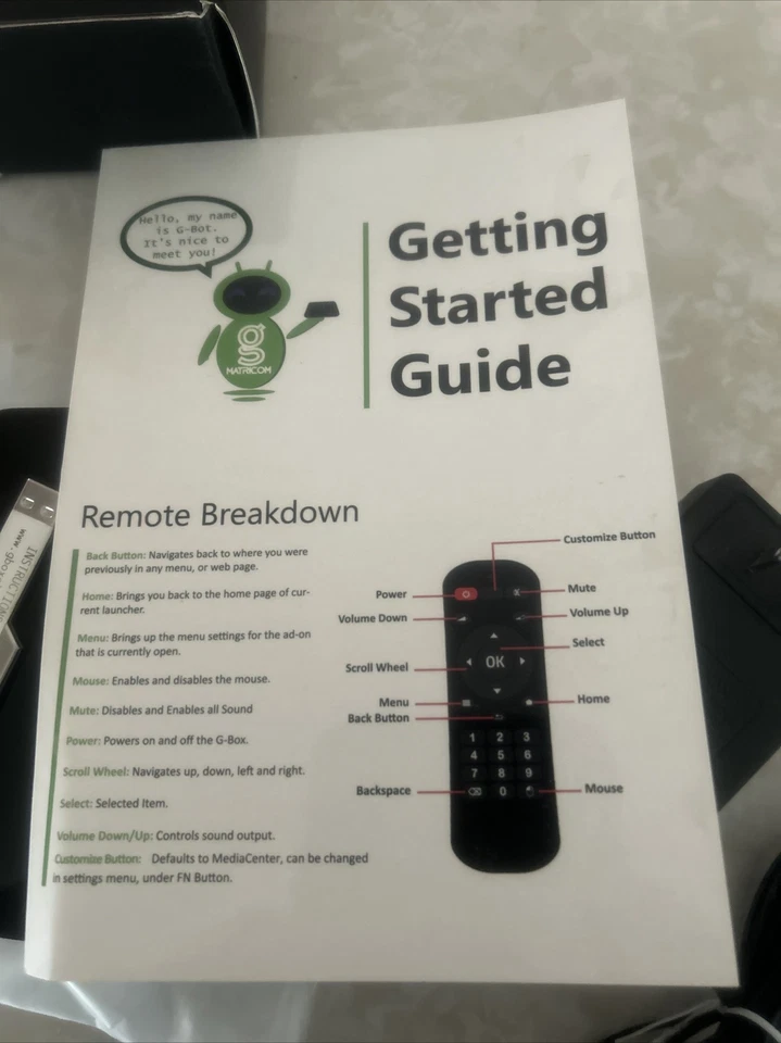 Matricom G Box Q2 Quad with Remote, power supply & Mini keyboard - Image 3 of 4