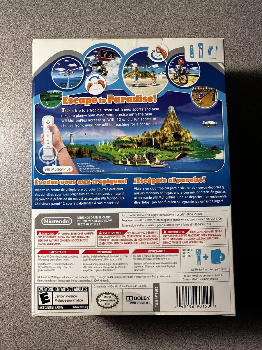 Wii Sports Resort with Wii Motion Plus - Nintendo Wii Wii Sports Resort with Wii Motion Plus - Nintendo Wii