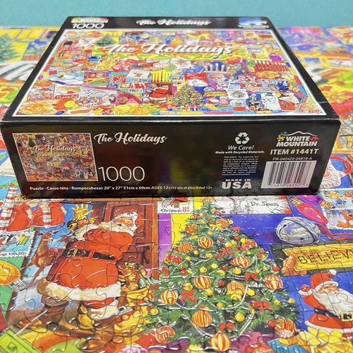 White Mountain 1000 Teile Puzzle - Die Feiertage - 2022 - Nostaligic - Bild 5 von 9
