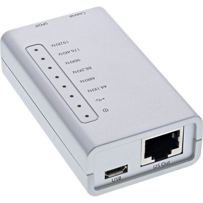 InLine  USB HD Audio Adapter, USB Hi-Fi  zu Digital Coax/Toslink/I2S Konverter