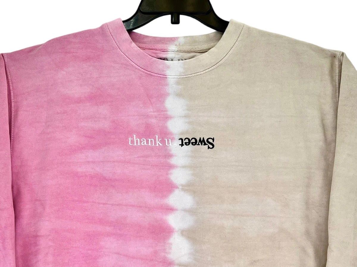 Sweetener World Tour Ariana Grande Sweatshirt Women XL Thank You Sweet Next Pink