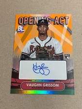 2023 Big League - Opening Act Autographs Orange Foil #OAA-VG Vaughn Grissom /25