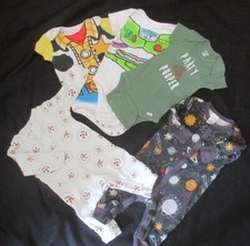 3-6 Mos Boys Lot 0f 5 Disney Baby, nesie Brand, Old Navy, Modern Moment