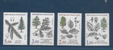 1985 FAUNE ET FLORE DE FRANCE ARBRES SERIE DU N° 2384 A 2387 NEUF **