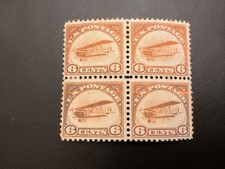 ICOLLECTZONE US C1 block of four VF NH right pair, left hinged $330