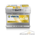 VARTA AUTOBATTERIE DYNAMIC AGM 60Ah STARTERBATTERIE 680A A8